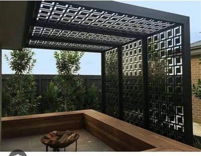 Laser Cut Architectural Pergola